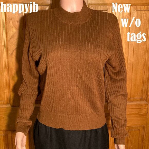 NWOT Vintage Laura Scott Lightweight Ribbed Sweater Size L - Picture 2 of 11